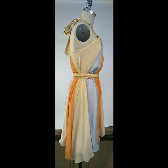 Sm BCBGeneration Greecian Goddess Chiffon Dress - Picture 5 of 6